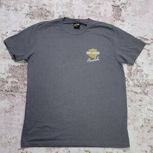 RARE Harley-Davidson Hawaii "Slow Your Roll" Shaka Tee Honolulu/Waikiki Large